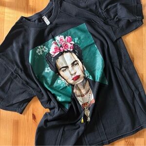 Frida Khalo Artist Graphic Tee Shirt